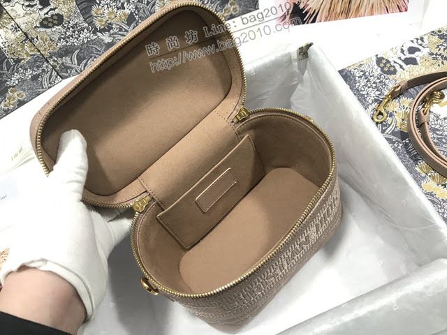 Dior女包 迪奧Travel菱格紋化妝包洗漱包 Dior手提肩背斜挎包  dfk1695